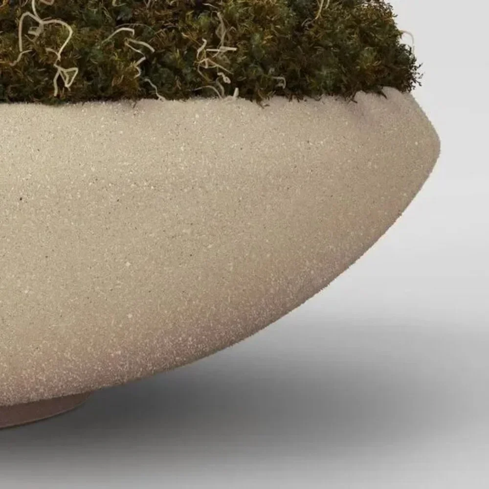 NEW Threshold - Faux Moss Bowl Green